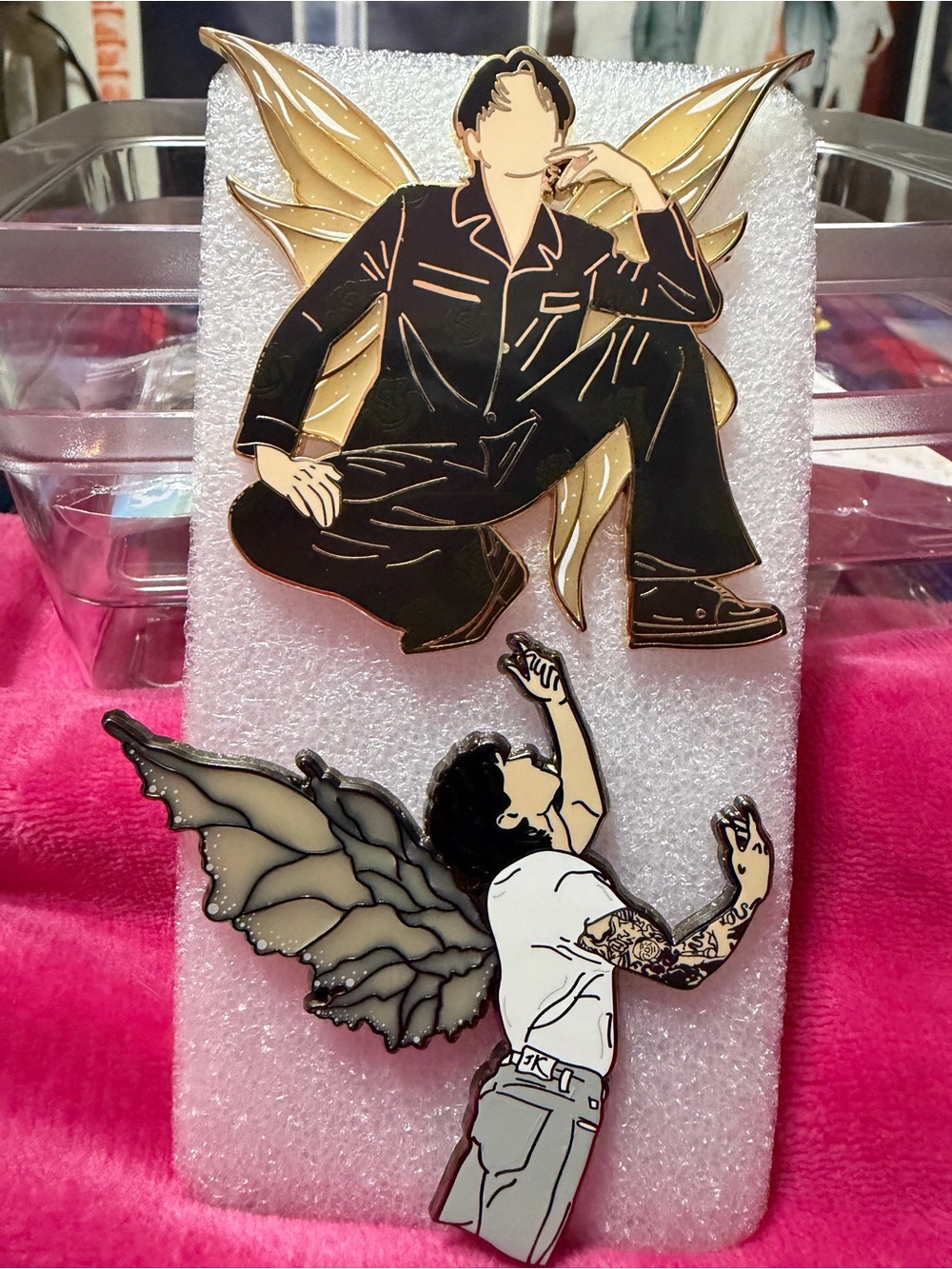 BTS Jimin & Jungkook Wings Enamel Pins